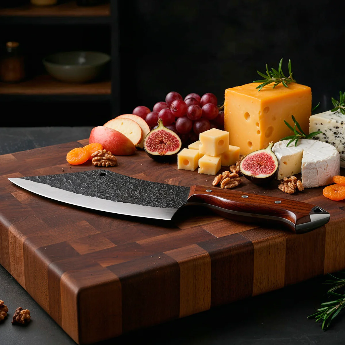Hand Forged Meat Cleaver Knife - Image 6
