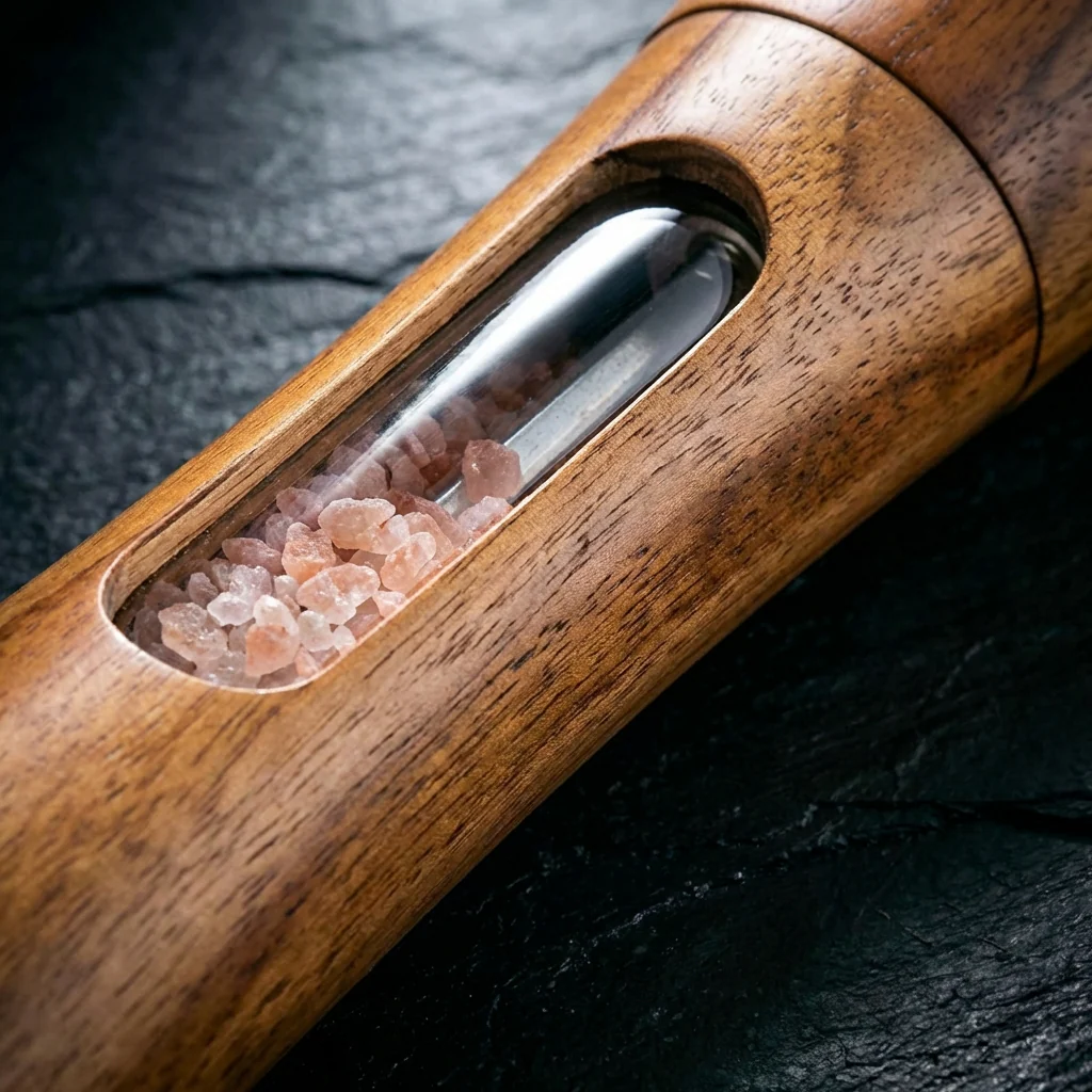 Acacia Wood Salt & Pepper Grinder - Image 5